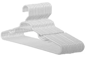 24 Giant Tubular Plastic Hanger - Super Duty, 24 Hangers, Proudly Made in The USA!