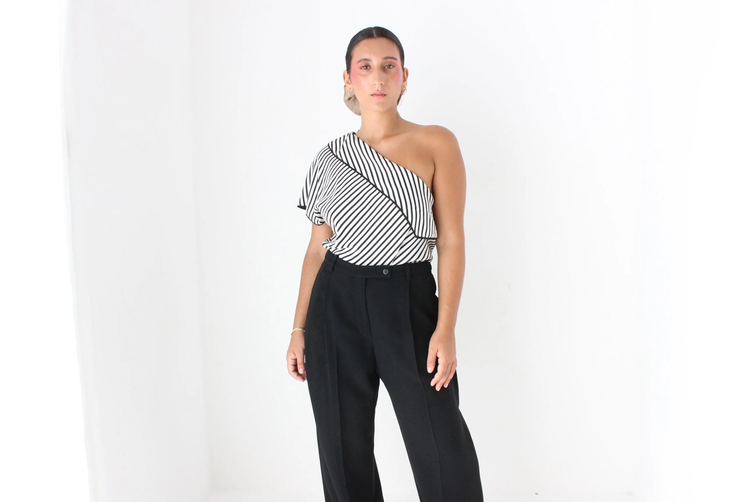 80s Sonia Rykiel Perfectly Tailored Wide Leg Trousers