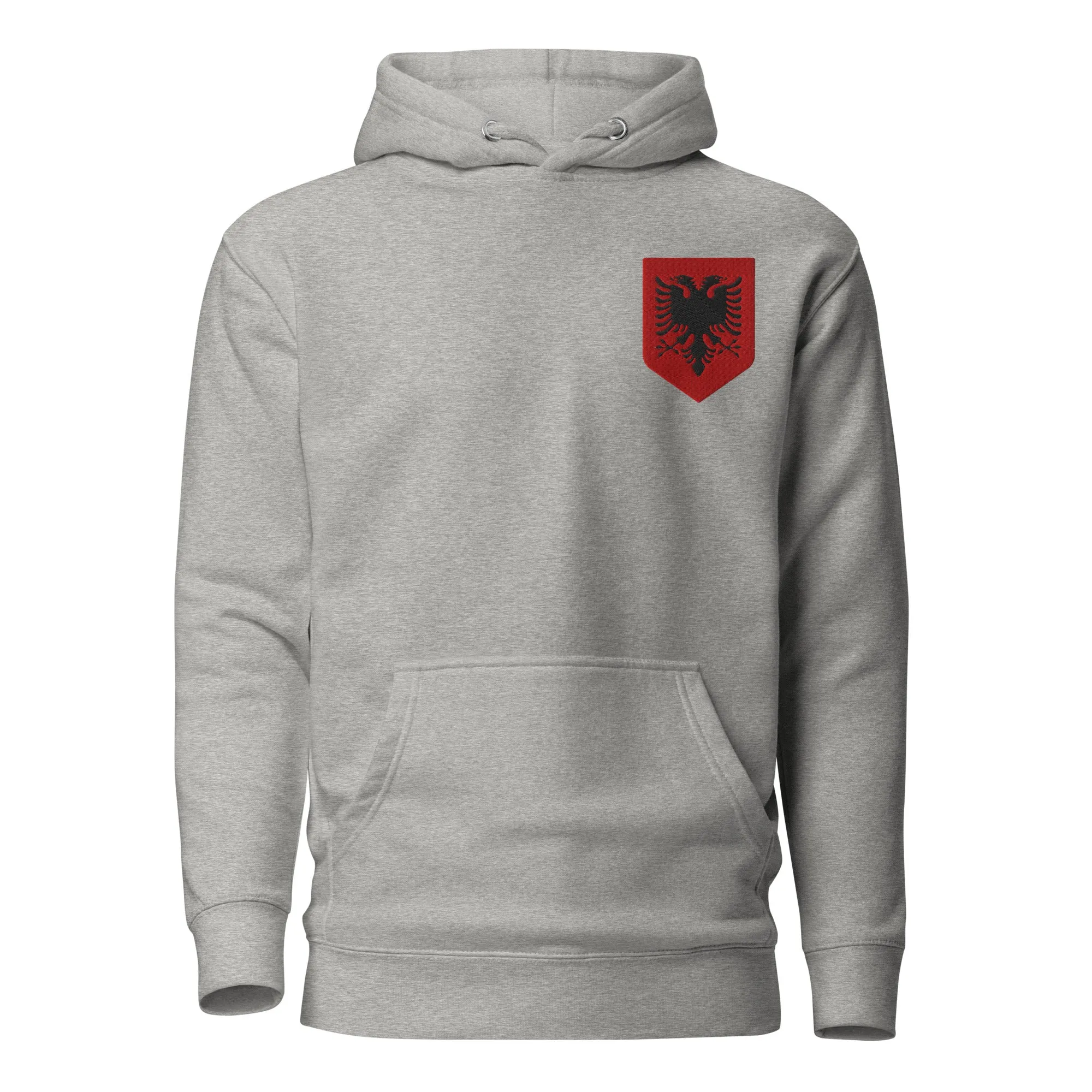 Albanian Football Crest Embroidered Hoodie