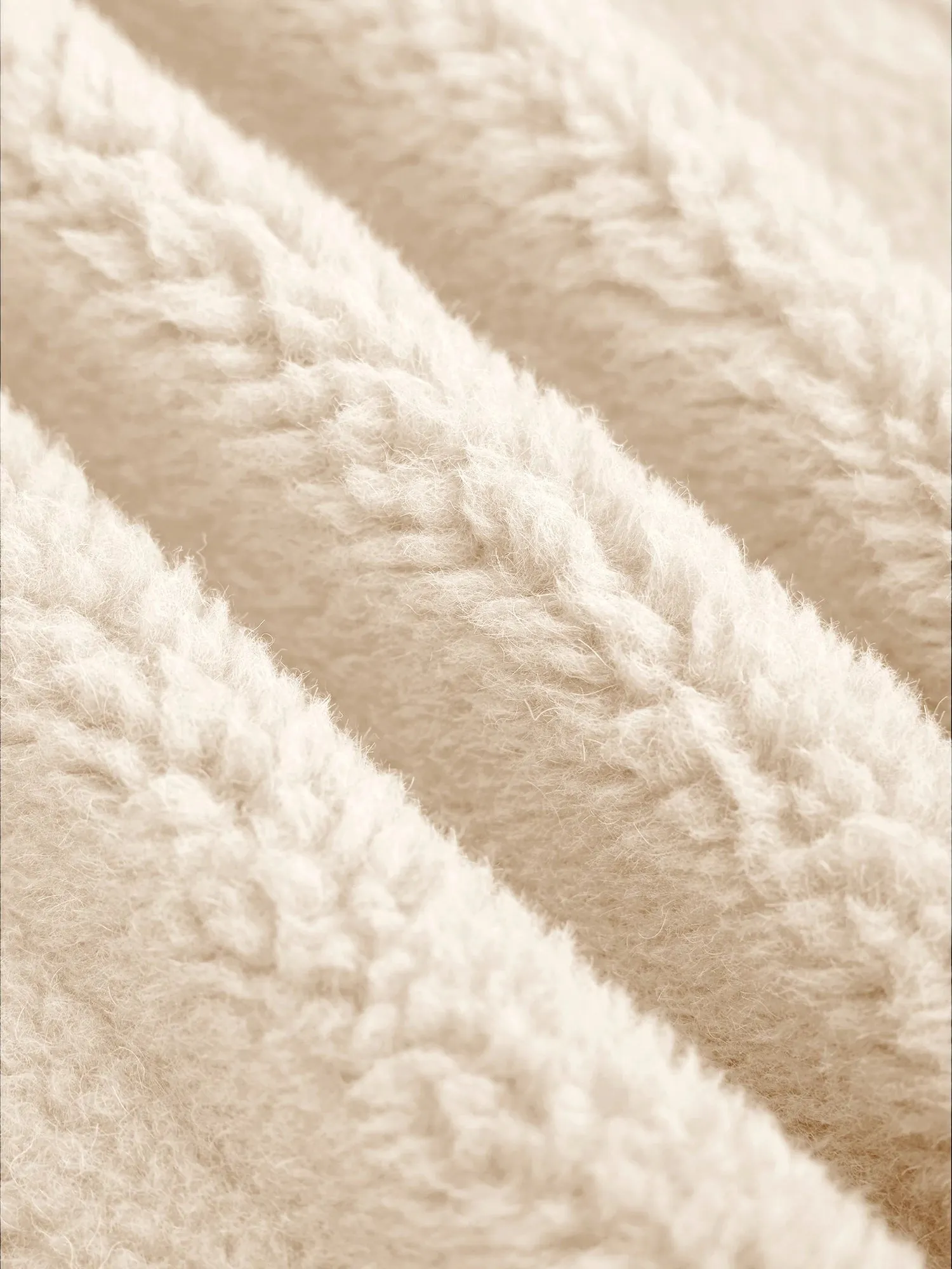 Amoretu Women's 55.4% Wool Notch Lapel Long Sleeve Plush Coat