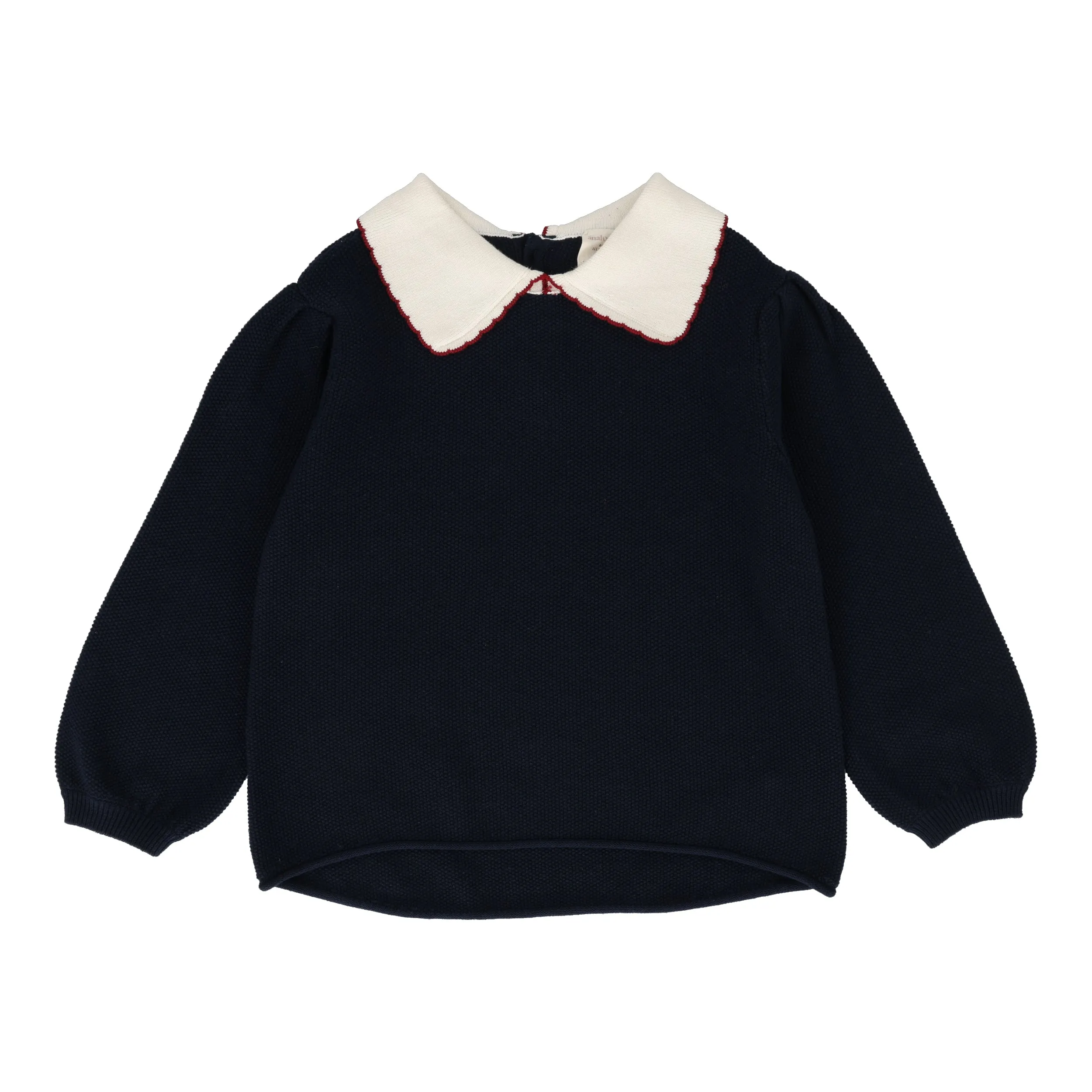 ANALOGIE BY LIL LEGS NAVY GIRLS KNIT TOP