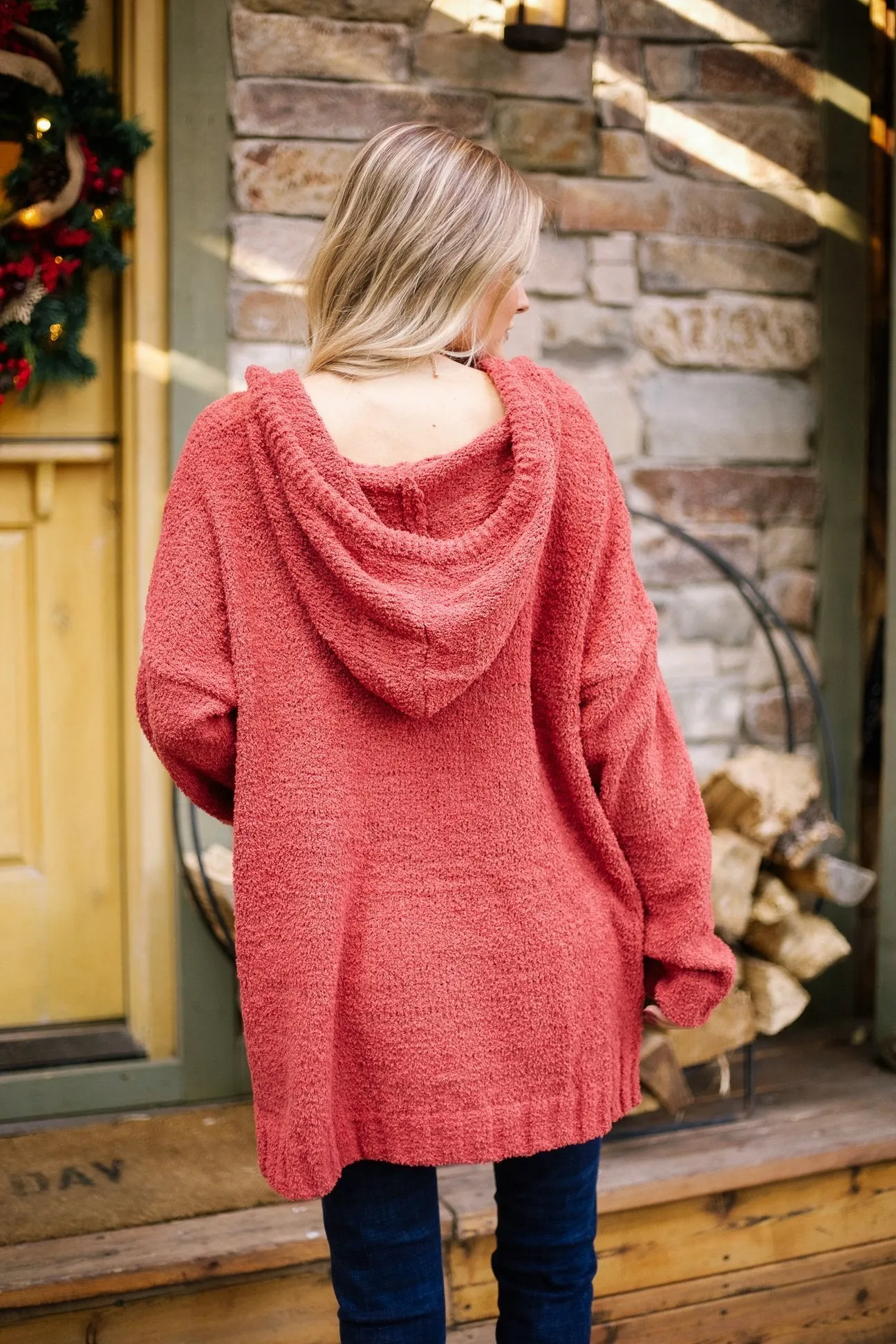 Ashlyn Hooded Popcorn Top