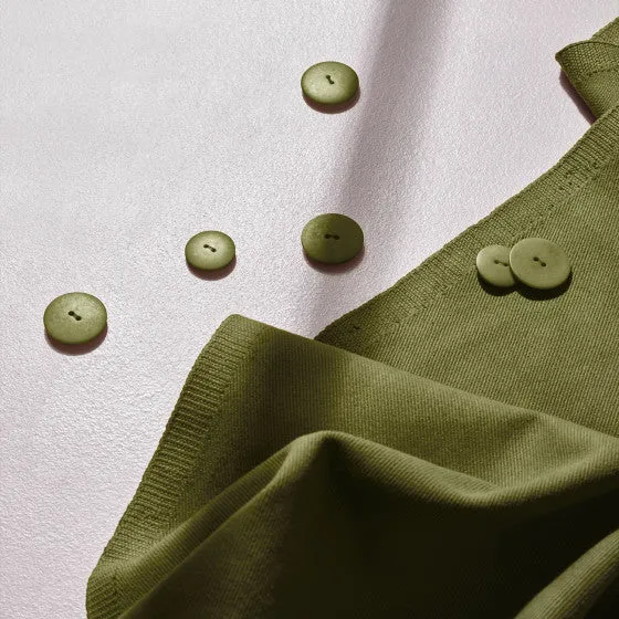 Atelier Brunette - Ivy Green Light Cotton Gabardine Fabric