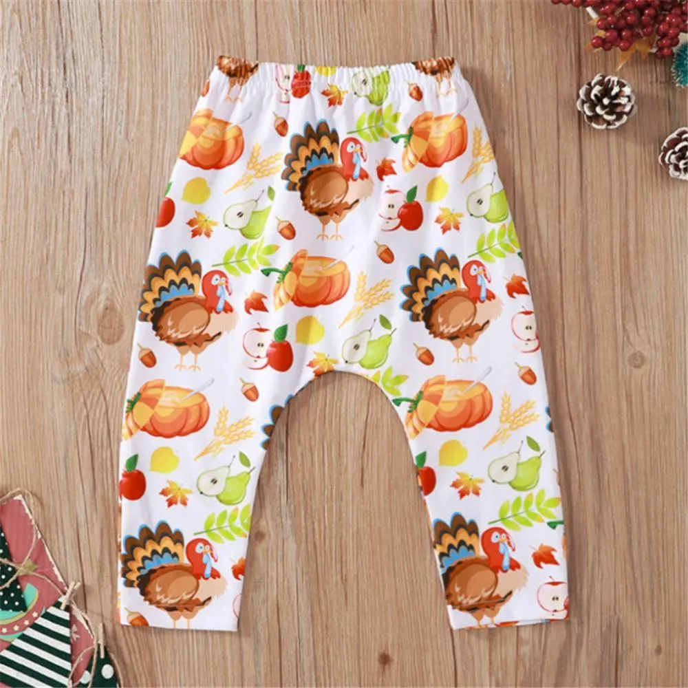 Baby Unisex Cartoon Printed Pants Toddler Leggings Wholesale