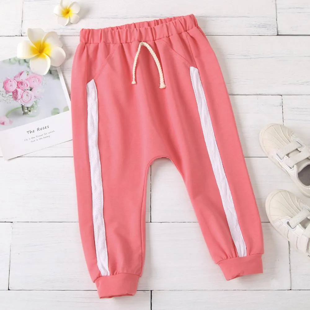 Baby Unisex Pocket Striped Casual Pants Baby Boutique Wholesale