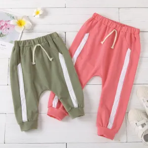 Baby Unisex Pocket Striped Casual Pants Baby Boutique Wholesale
