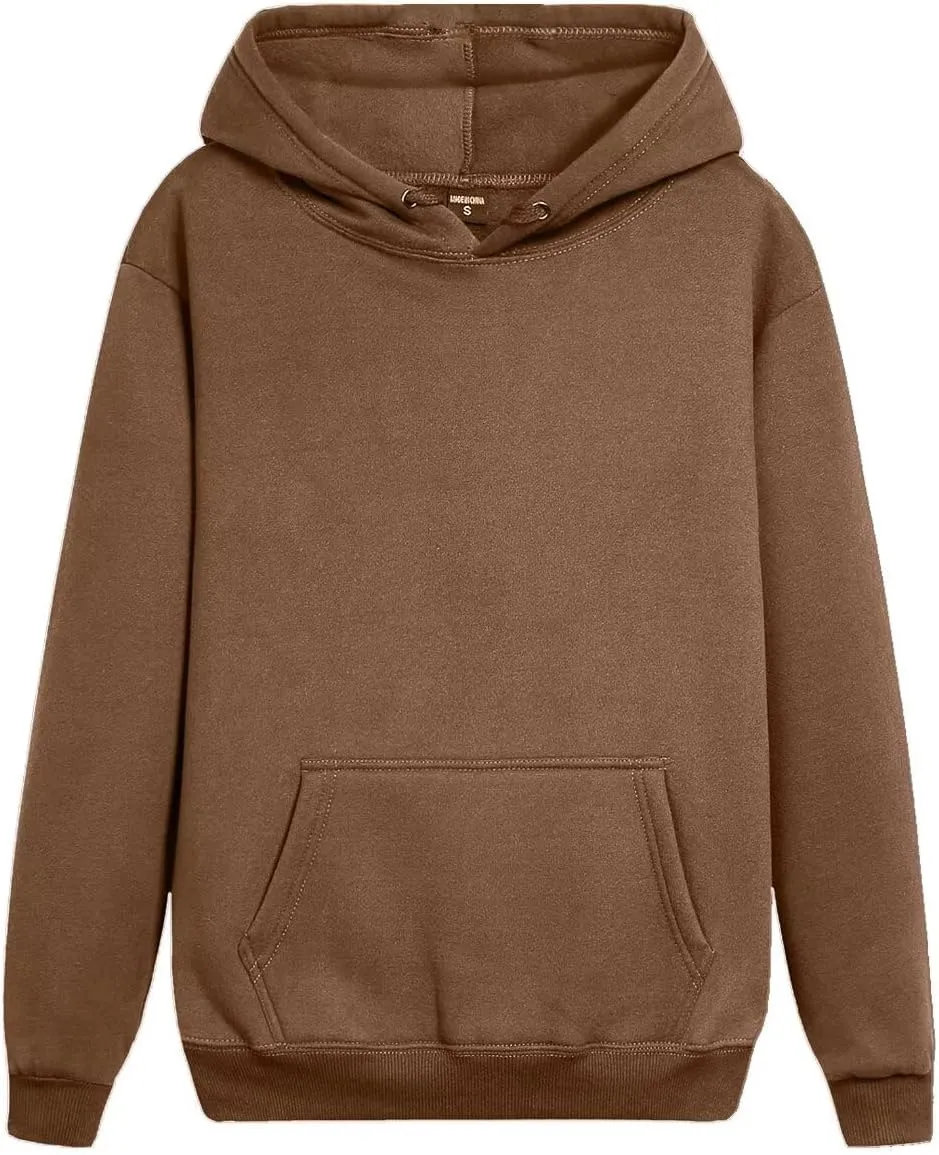 babyhealthy Womens Casual Hoodies Fleece Sweatshirts Long Sleeve Sweaters Pullover with Pocket