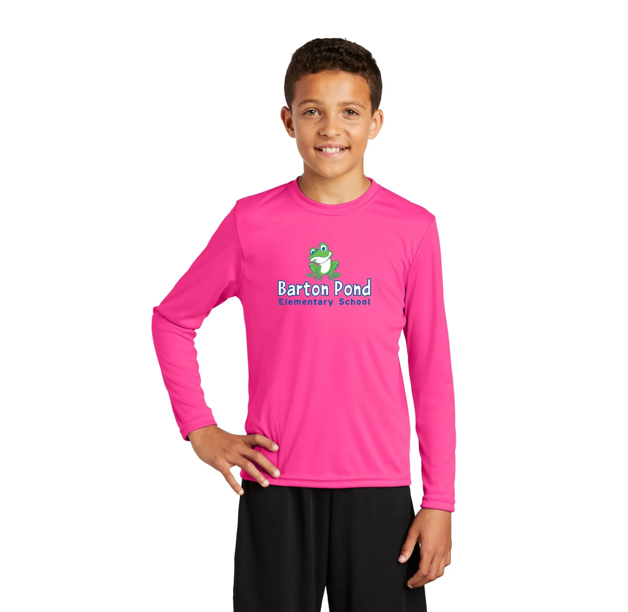 Barton Pond On-Demand-Youth Unisex Dri-Fit Long Sleeve Tee Lego Design BPES