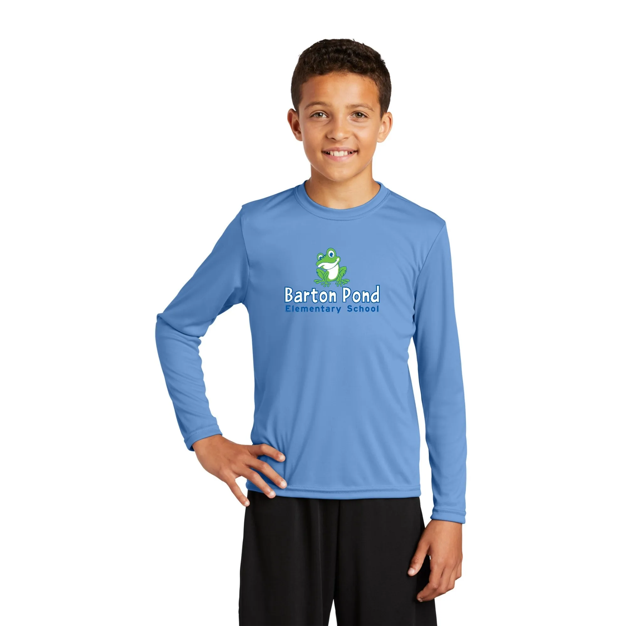 Barton Pond On-Demand-Youth Unisex Dri-Fit Long Sleeve Tee Lego Design BPES
