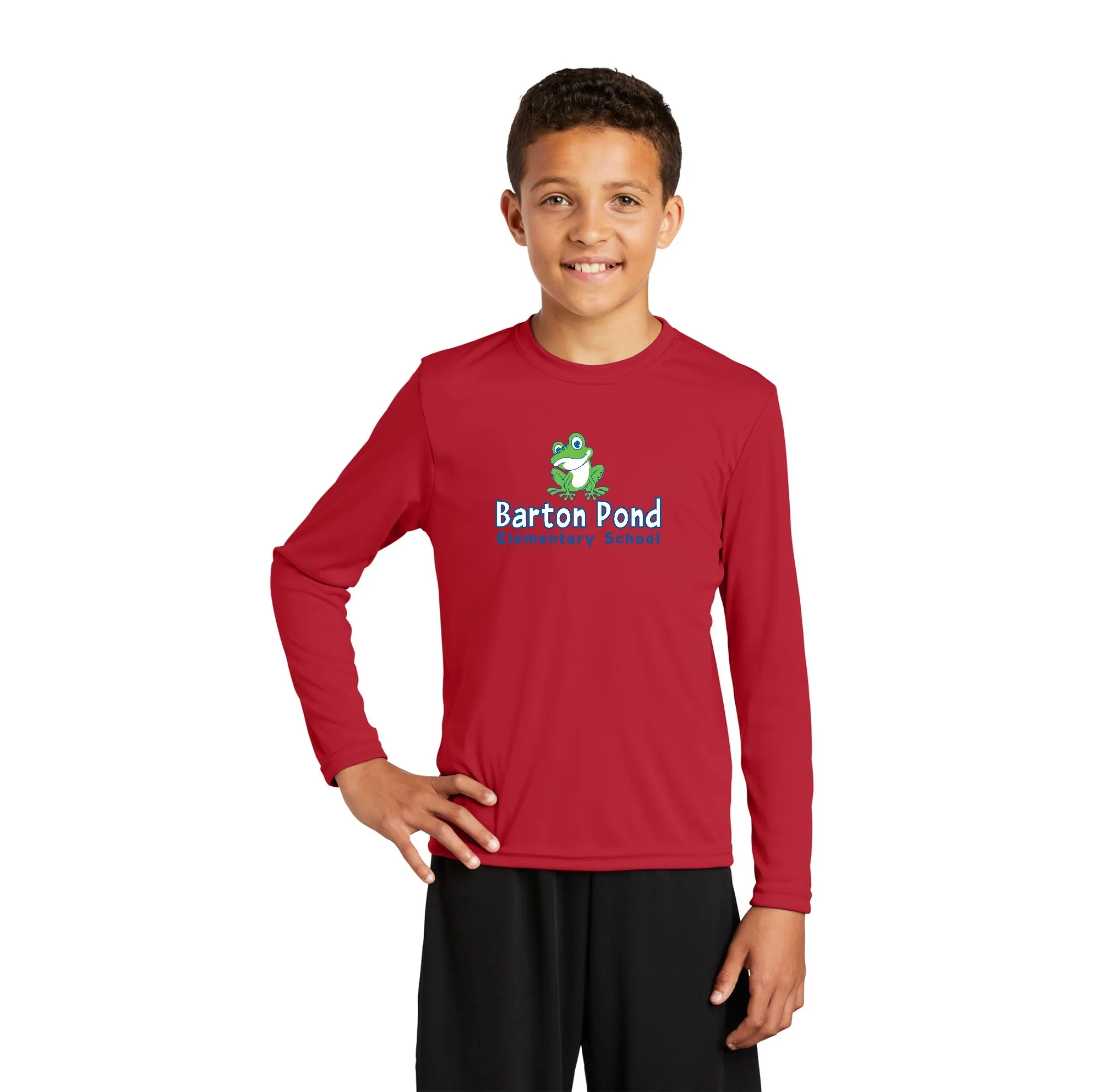 Barton Pond On-Demand-Youth Unisex Dri-Fit Long Sleeve Tee Lego Design BPES