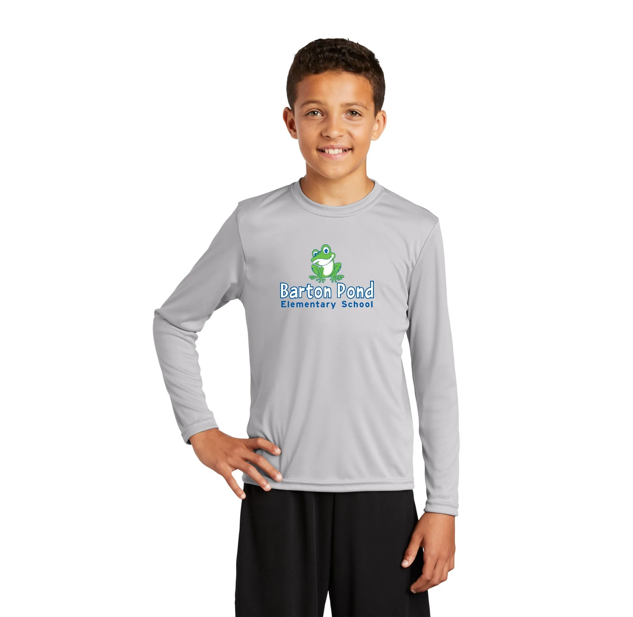 Barton Pond On-Demand-Youth Unisex Dri-Fit Long Sleeve Tee Lego Design BPES