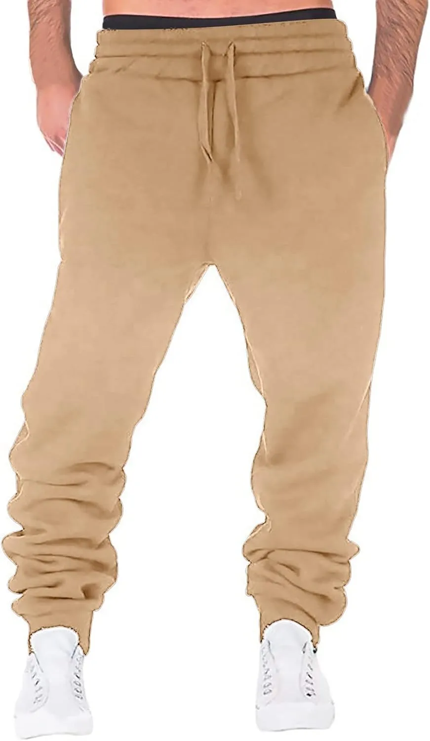 Big and Tall Cargo Pants for Men Sweatpants for Men Cargo Pants Big and Tall Men's Elastic Waist Work Pants Loose Fit