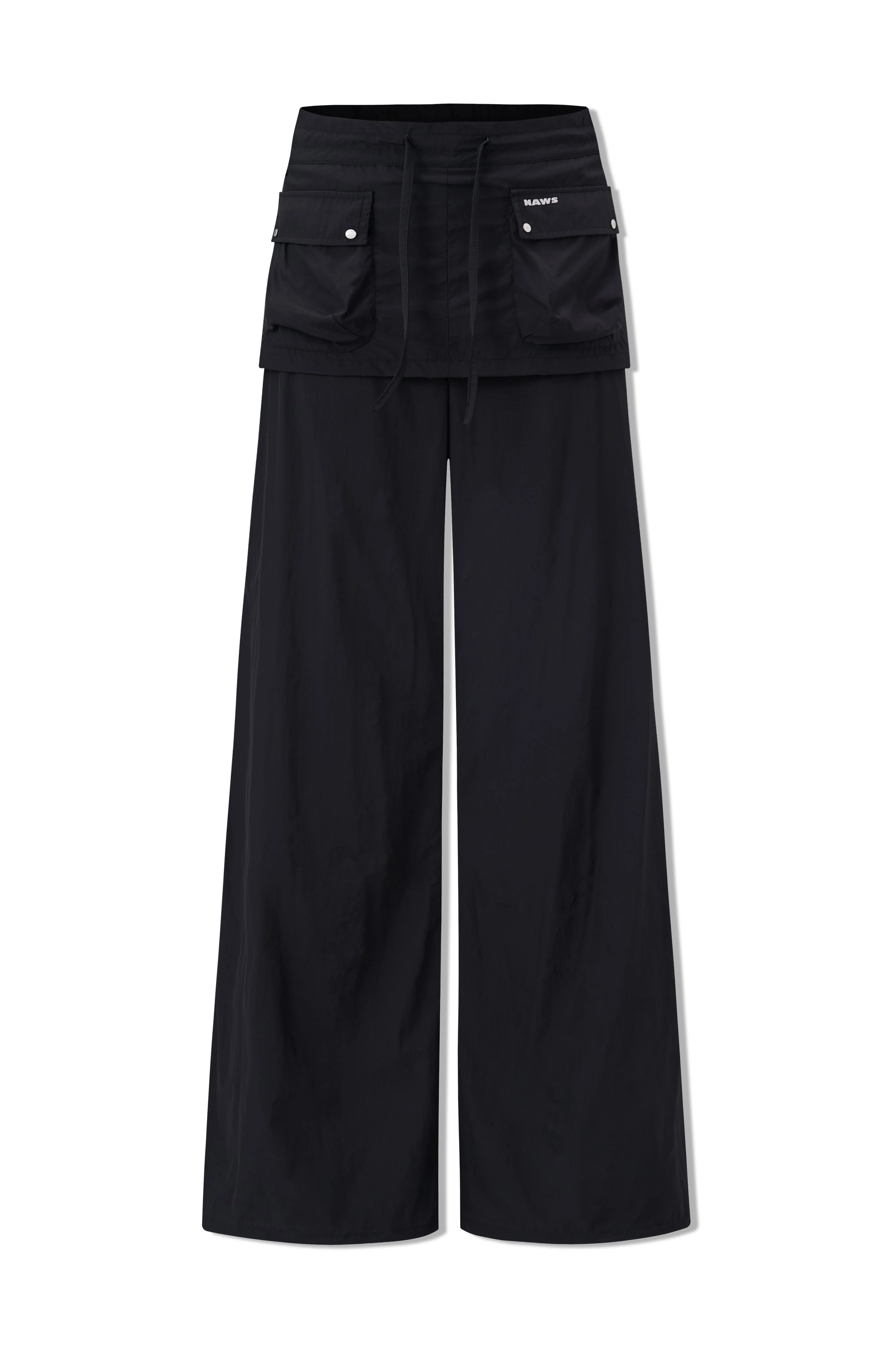 Black Wandering Paratrooper Pants