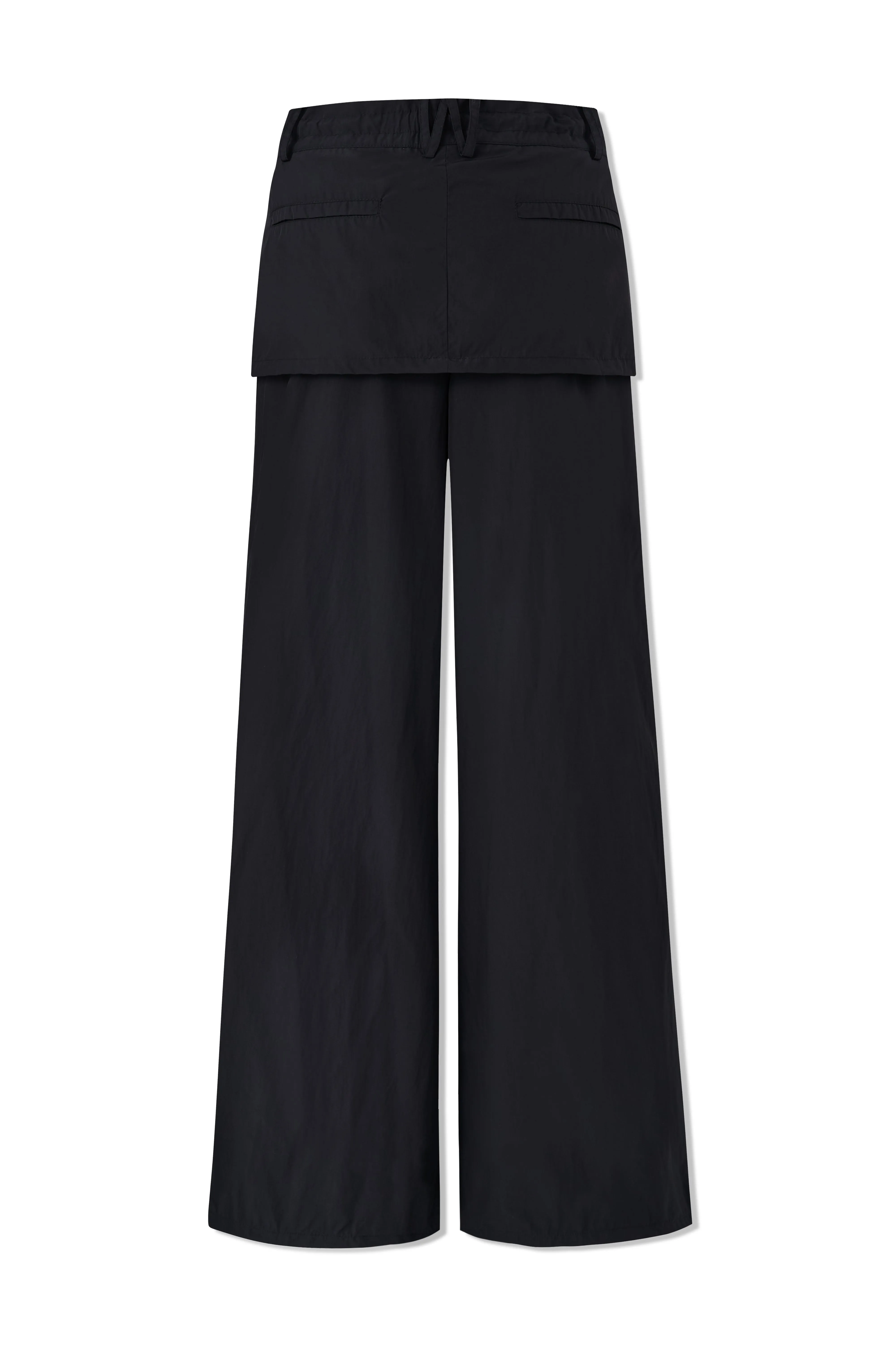 Black Wandering Paratrooper Pants