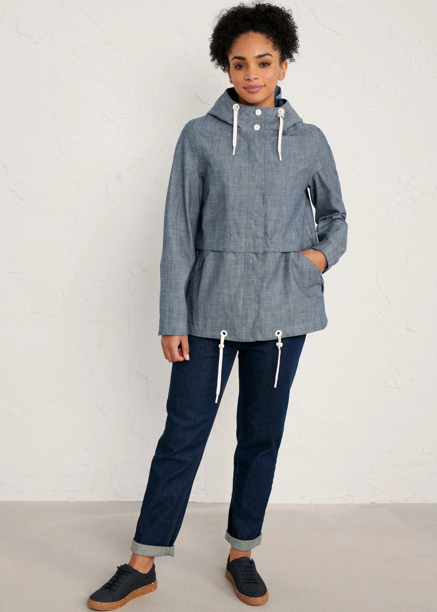 Blue Depth Jacket - Treninnow Chambray