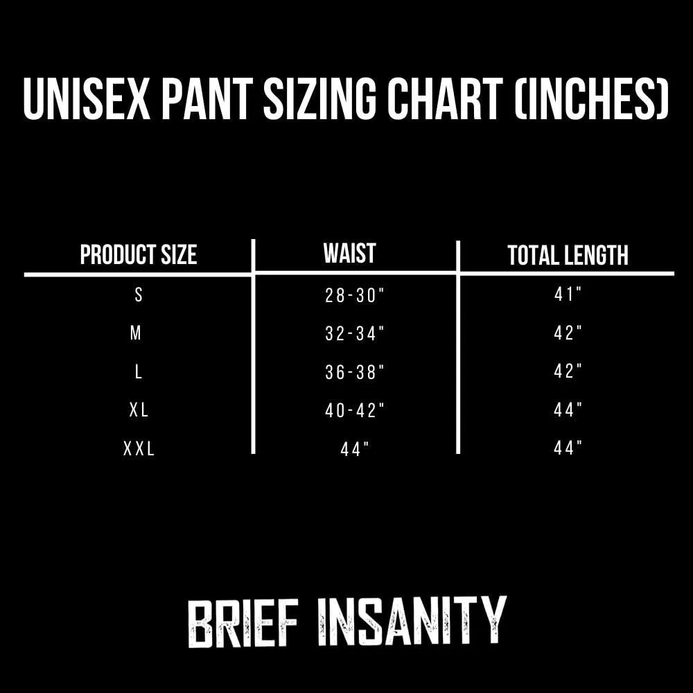 BRIEF INSANITY Fish Lounge Pajama Pants for Men | Humorous, Funny, Comfortable - Fishing Loungewear Bottoms