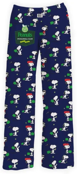 BRIEF INSANITY Snoopy Soft Pajama Pants, Comfortable Lounge Pants with Snoopy & Pickleball/RV Life/Party Designs