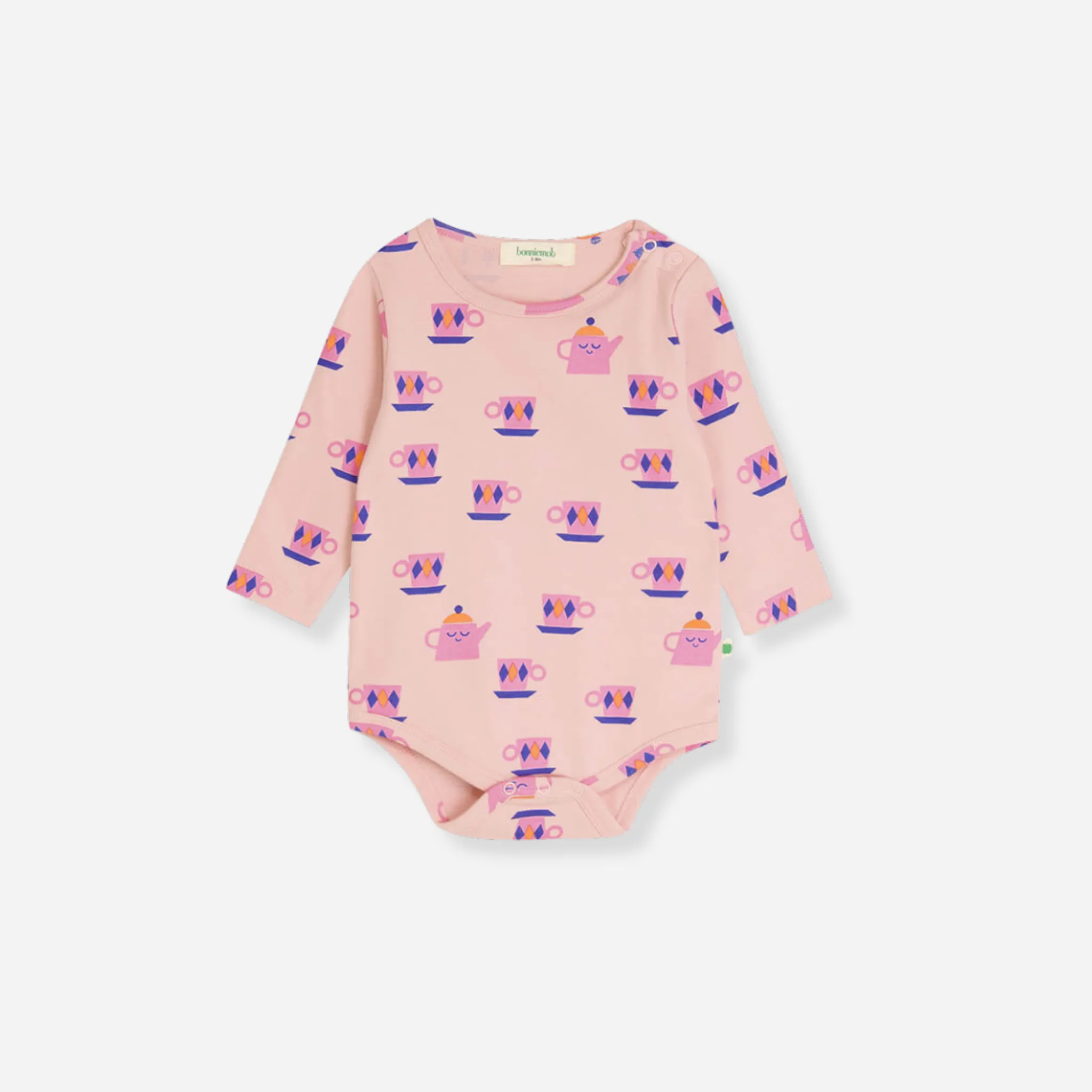 Brook Long Sleeve Bodysuit - Tea Time