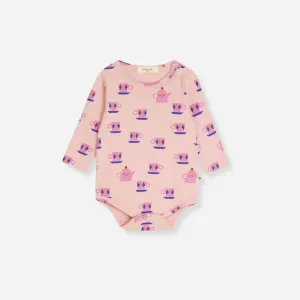 Brook Long Sleeve Bodysuit - Tea Time