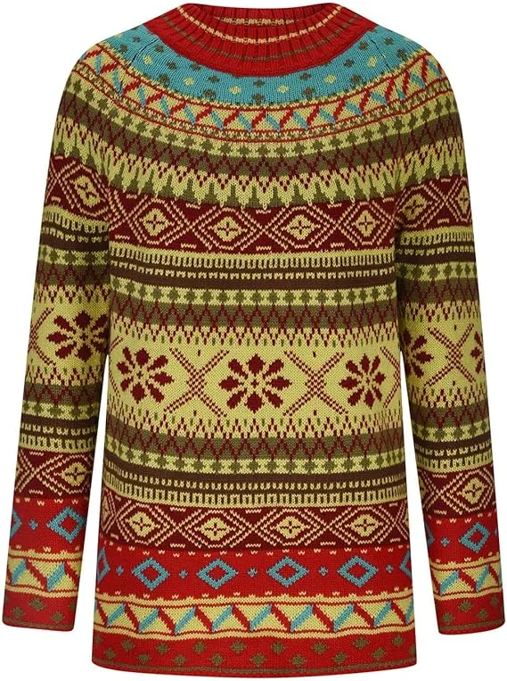 Cali | Hyggelig farveblandet pullover