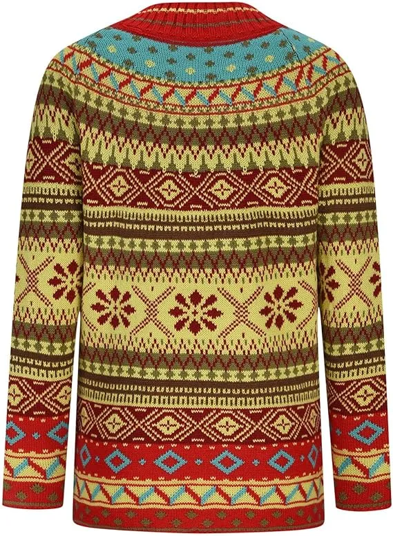 Cali | Hyggelig farveblandet pullover