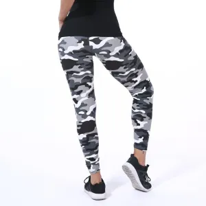 Camouflage Printed Elastic Leggings Camouflage Fitness Pant