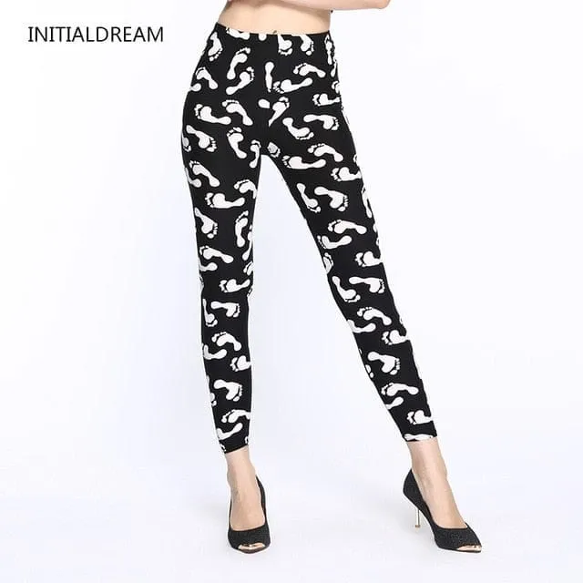 Camouflage Printed Elastic Leggings Camouflage Fitness Pant