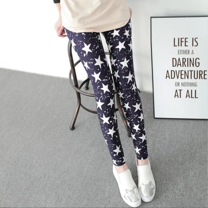 Camouflage Printed Elastic Leggings Camouflage Fitness Pant