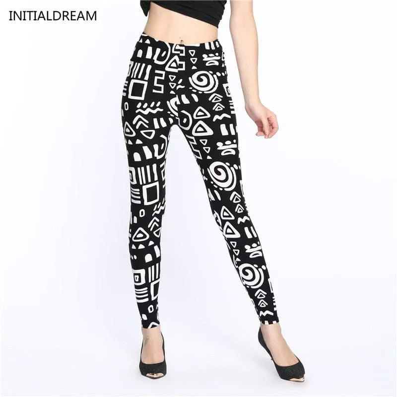 Camouflage Printed Elastic Leggings Camouflage Fitness Pant