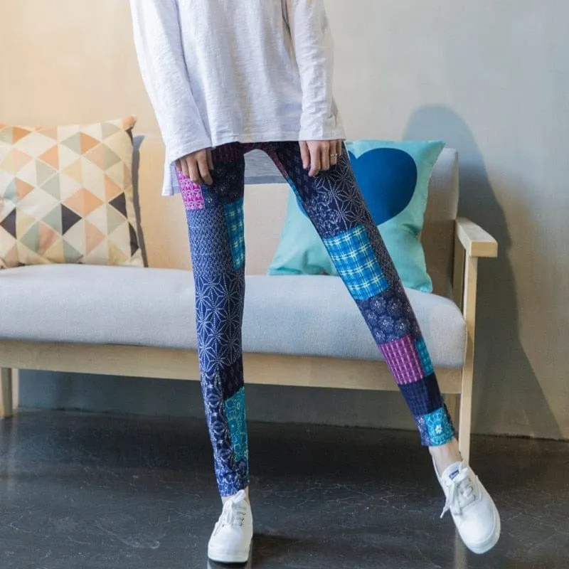 Camouflage Printed Elastic Leggings Camouflage Fitness Pant