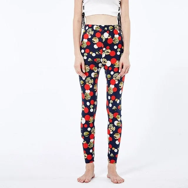 Camouflage Printed Elastic Leggings Camouflage Fitness Pant