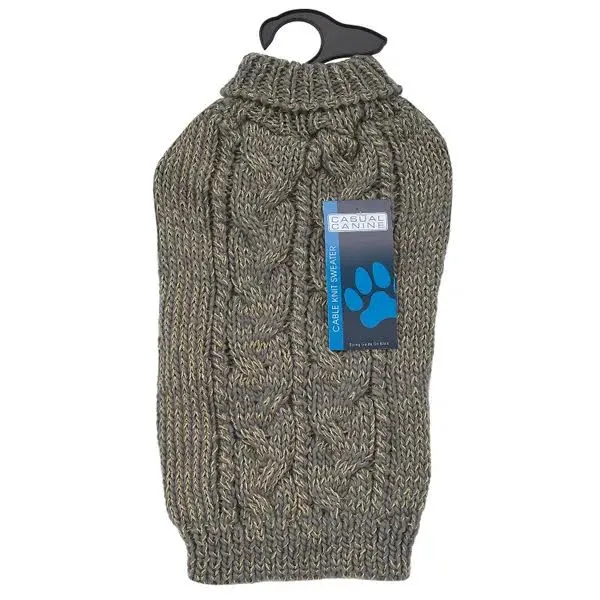 Casual Canine Cable Knit Sweaters