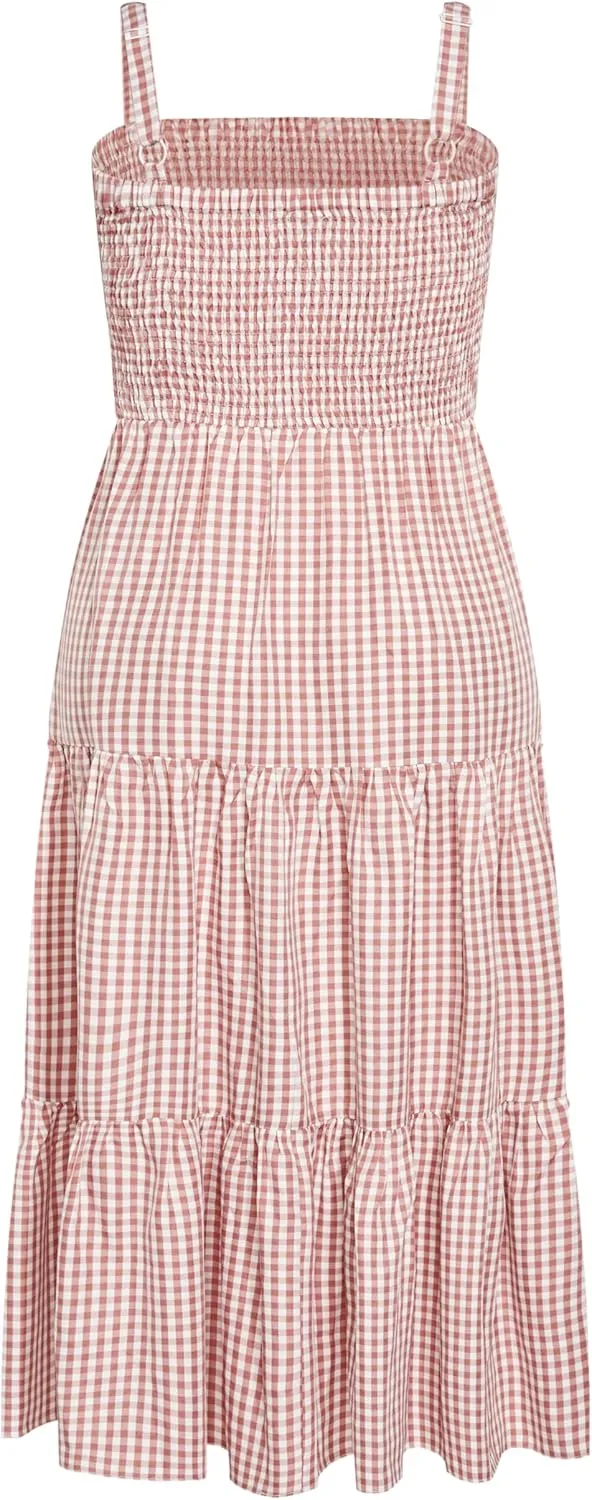 City Chic Women's Plus Size Maxi Gingham