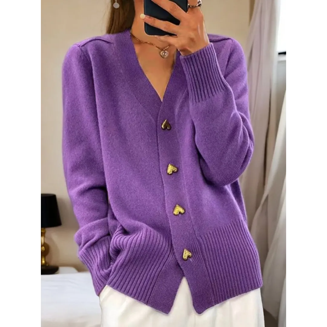 Cleo | Flattering Button-Up Cardigan