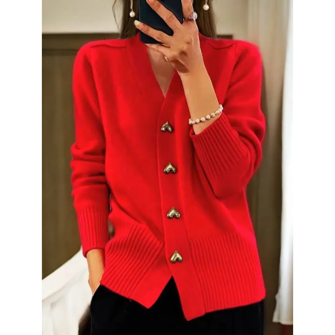 Cleo | Flattering Button-Up Cardigan