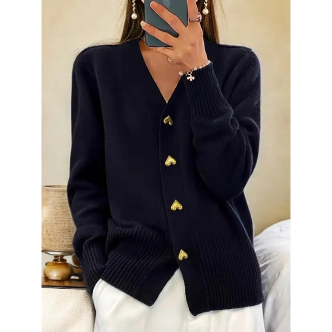 Cleo | Flattering Button-Up Cardigan