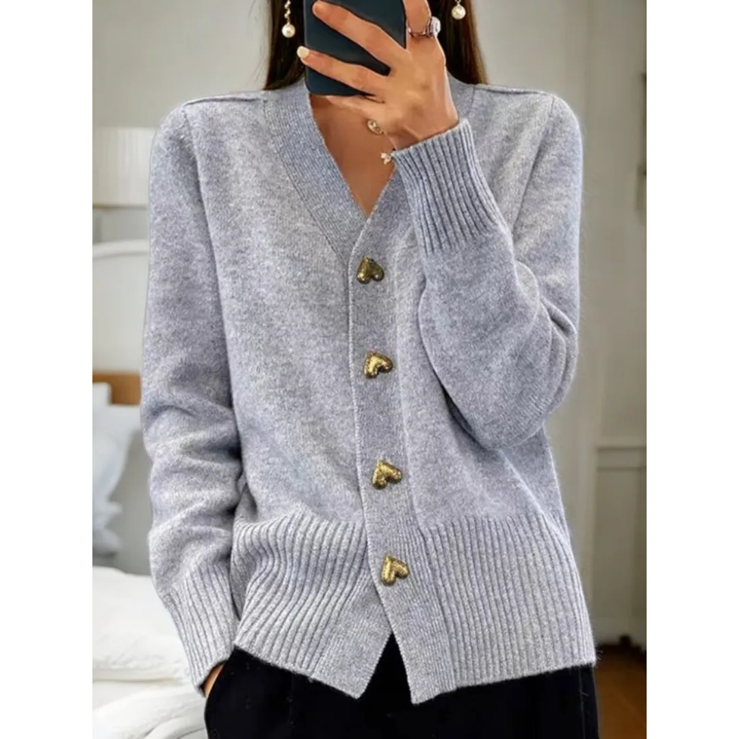 Cleo | Flattering Button-Up Cardigan