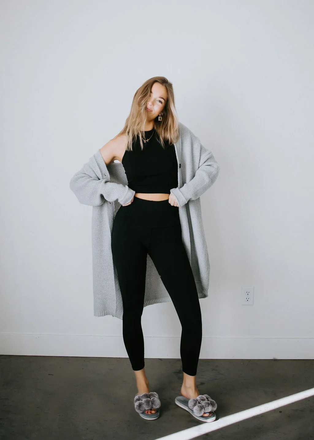 Cozy Mood Hooded Cardigan