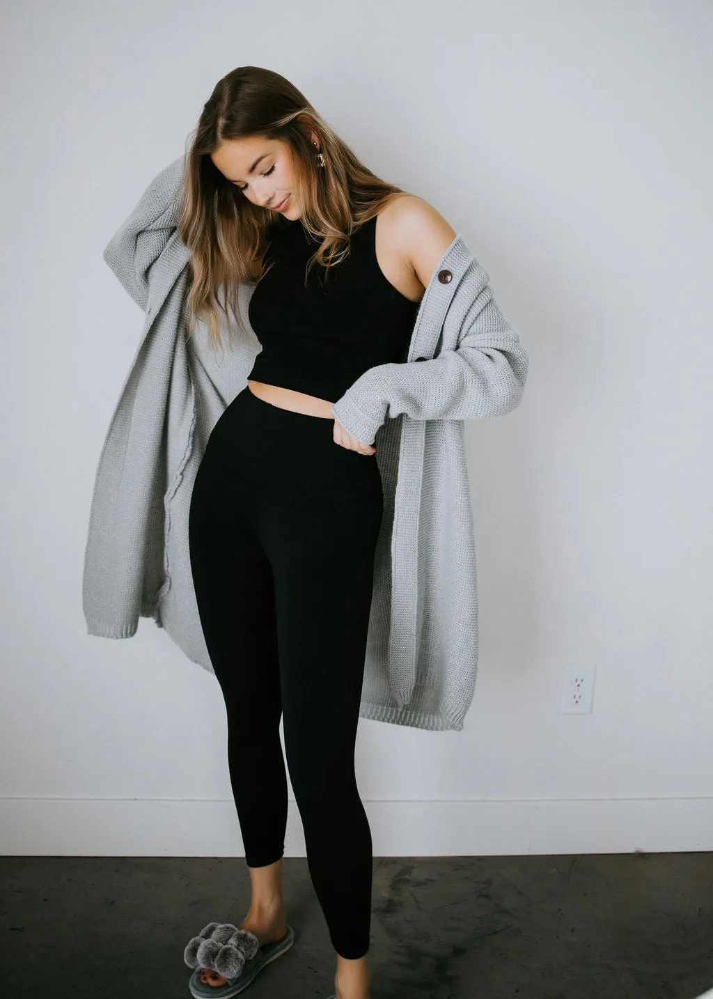 Cozy Mood Hooded Cardigan