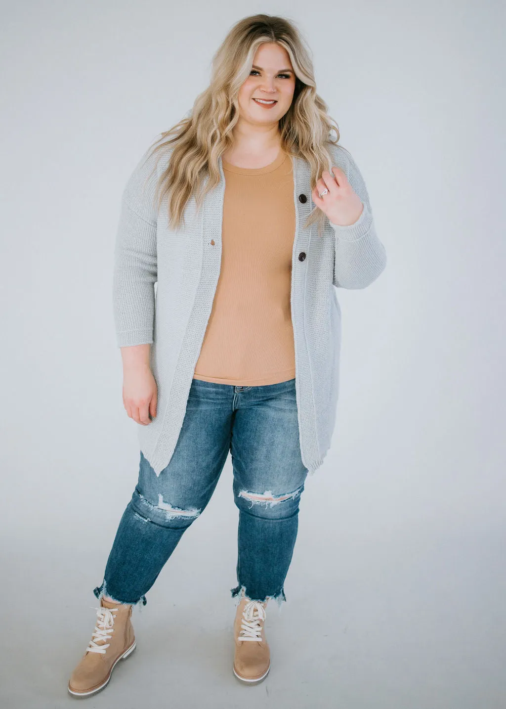 Cozy Mood Hooded Cardigan