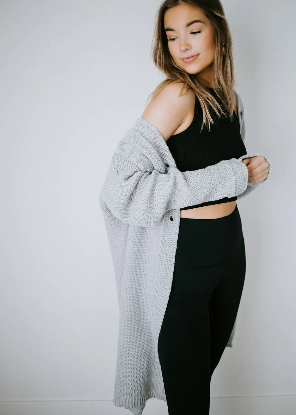 Cozy Mood Hooded Cardigan