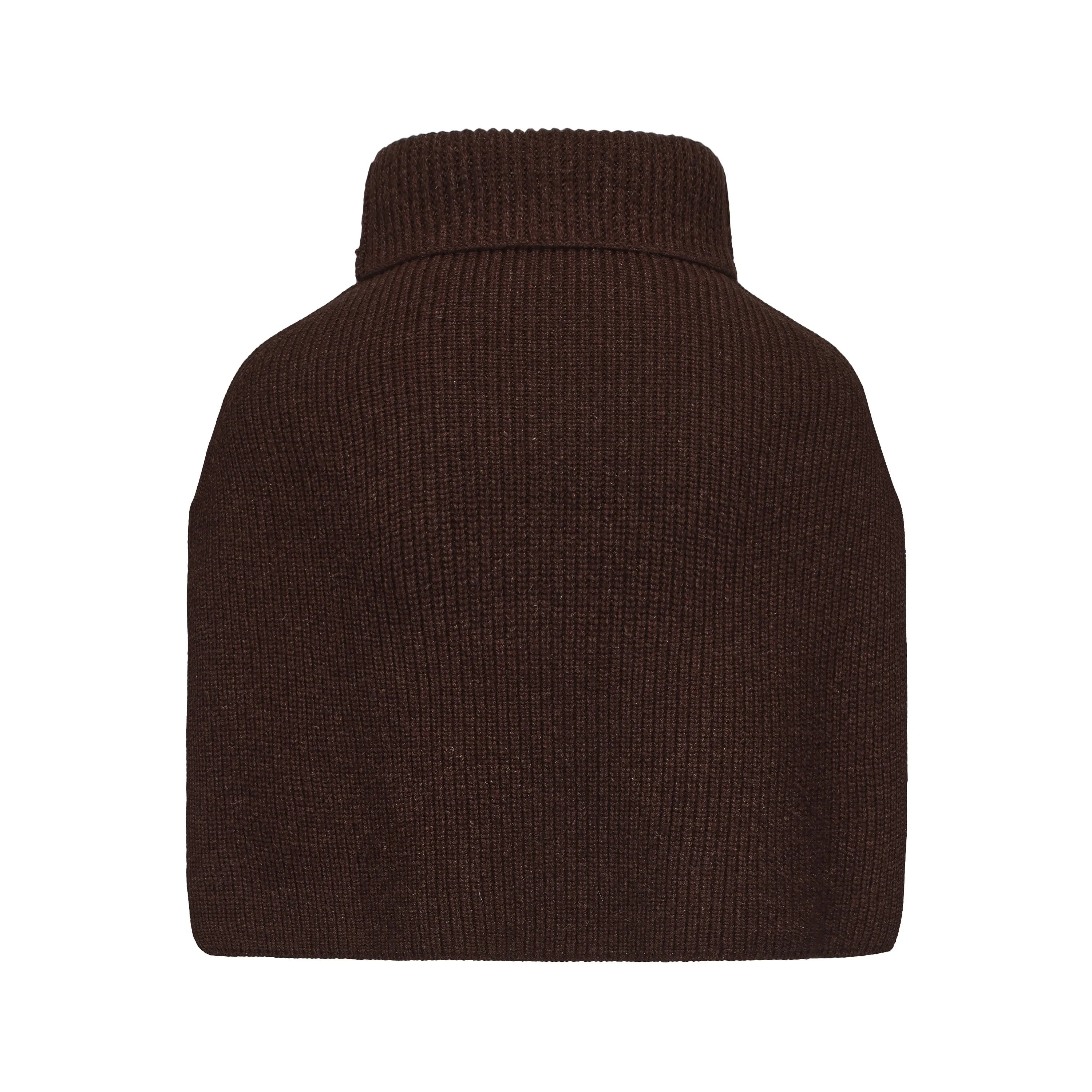 CZ25054 Wool Neck Warmer Chocolate