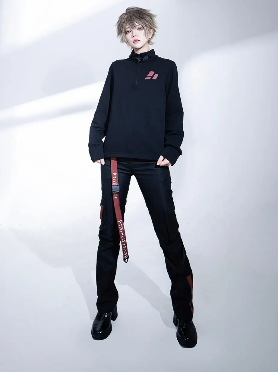 Design Strappy Cool Slim Mode Pants