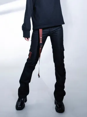 Design Strappy Cool Slim Mode Pants