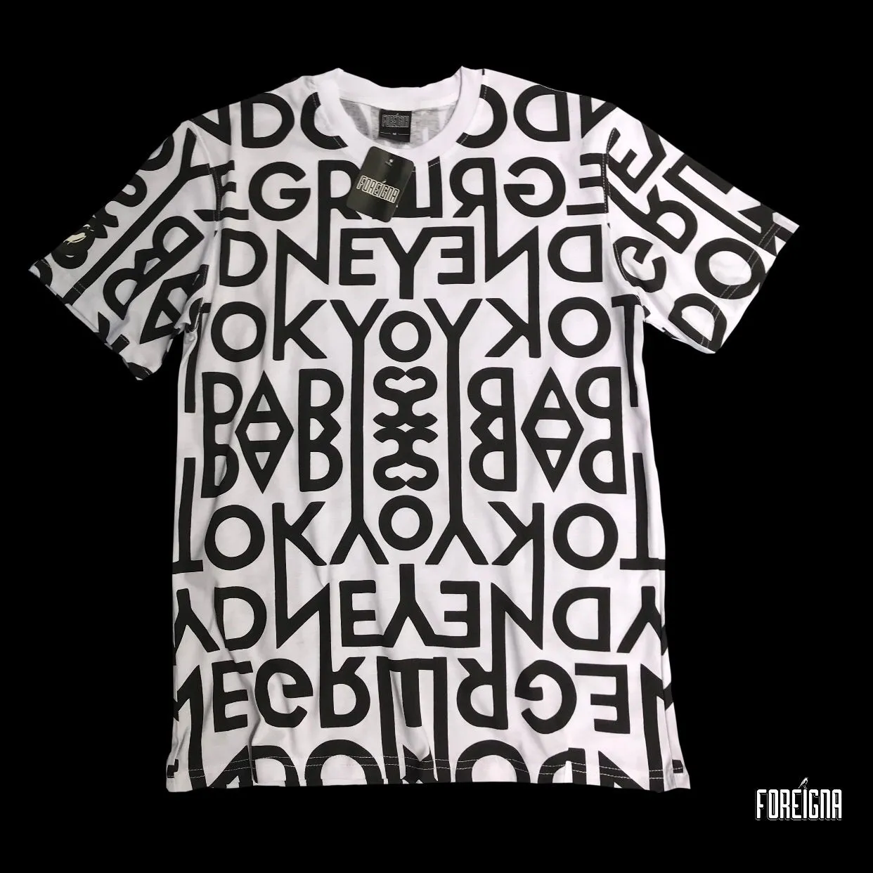 Destination Abstract Men’s Tee - White