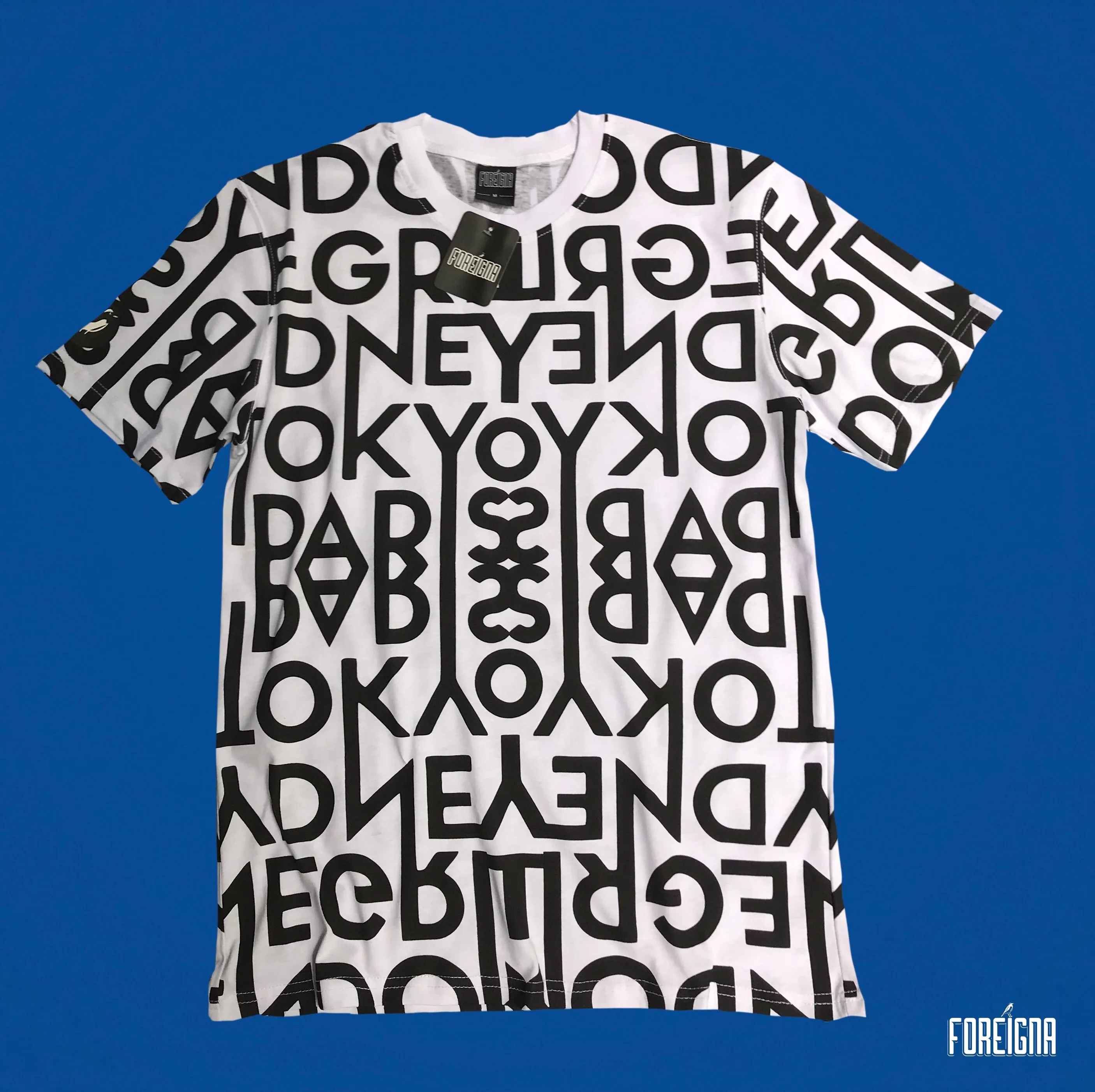 Destination Abstract Men’s Tee - White