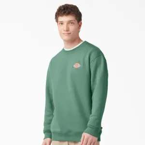 DICKIES FLEECE EMBROIDERED LOGO SWEATSHIRT DARK IVEY
