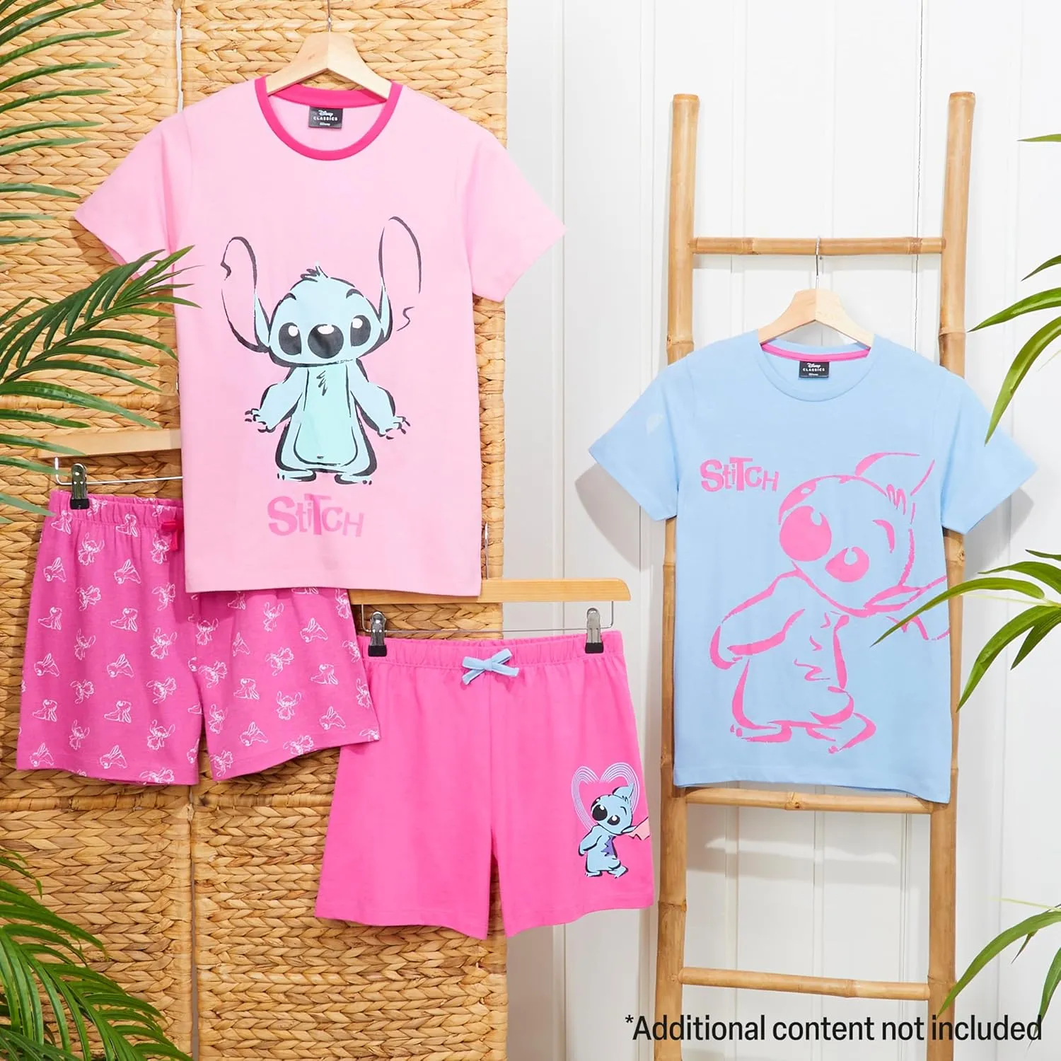 Disney Stitch Girls Short Pajama Sets, Cozy Breathable Loungewear - Stitch Gifts