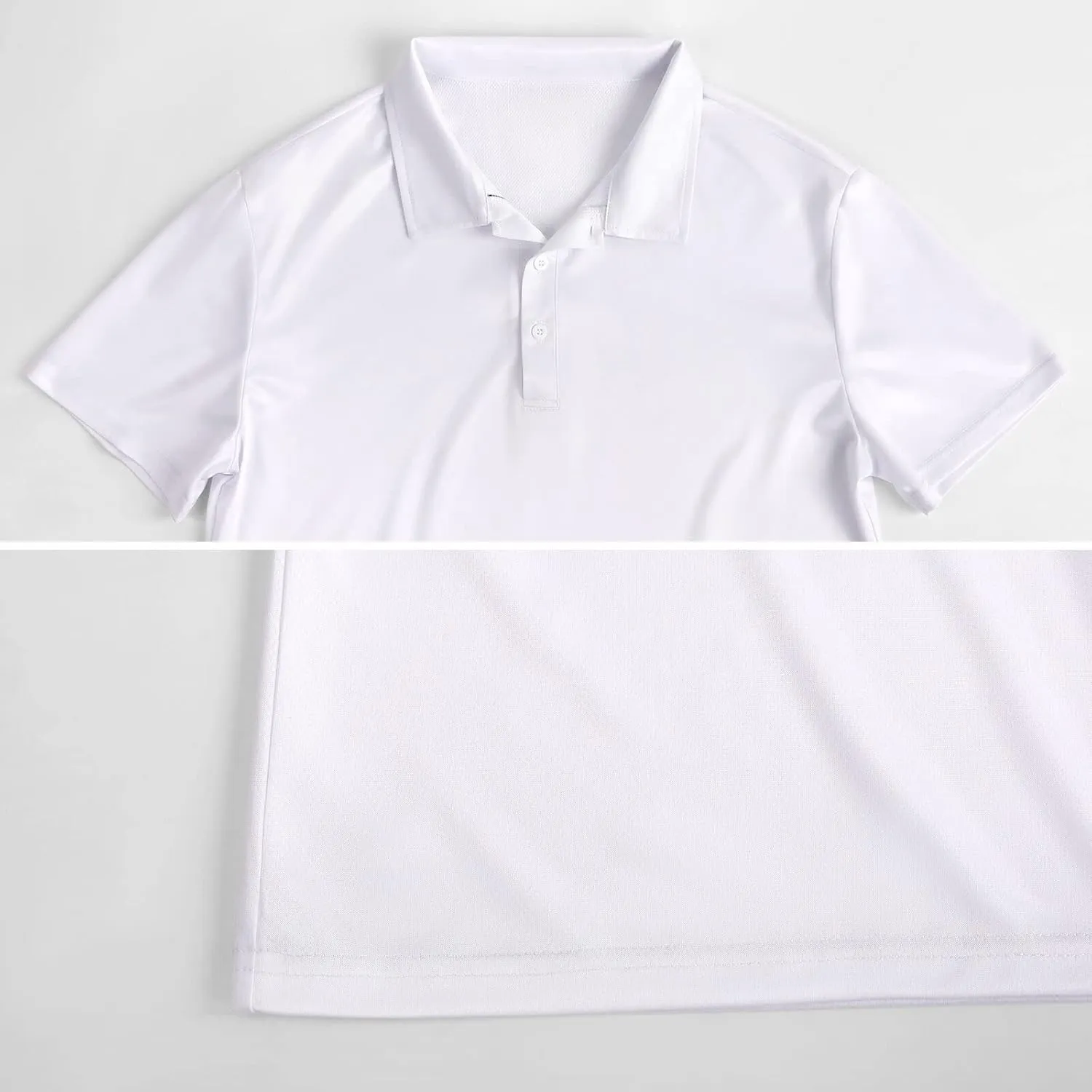 Drinking Lemur Mens Polo Shirts Quick Dry Short Sleeve T-shirts Slim Tennis Collared Tees Tops