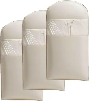 Dust Cover Clothes Bags for Down CoatSpace Saver Closet OrganizersSpace Saving Hanging Garment Bag with Self Compression Zipper